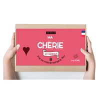 Calendrier Evenement Coffret Ma Chérie | 25 Petites Surprises pour sa Femme | Défis Romantiques, Bons d'amour, Serments | Idée Cadeau Amoureux Originale