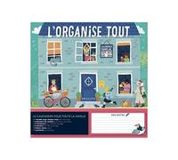 Calendrier Familial 2023-2024 - 28,5x28 cm - Septembre 2023 A Décembre 2024 - L'organise Tout - Paris