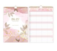 Calendrier familial 2026 (rose)