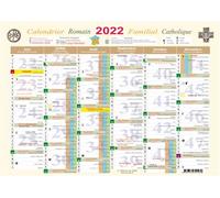 Calendrier familial catholique 2022 grand format A3 - Collectif - Saint-Jude Eds - broché - Calendrier