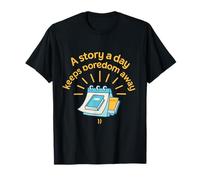 Calendrier fantaisie pour amateur de livres Histoire par jour Sunburst T-Shirt