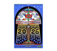 Calendrier fantastique 2026 : une année d'imagination, calendrier de fées de 12 mois avec de nouvelles filles de fées, cygnes, têtes de mort, chiots, illustrations de chatons, 43 x 28 cm