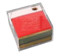 Calendrier festif - Bloc-notes détachable, planificateur de sculpture en papier de Noël avec couverture en acrylique, organisateur d'horaires quotidiens, carnet de suivi des corvées, outil de