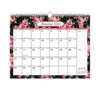 Calendrier Floral Jan. 2025 - Juin.2026, Grand C-alendrier Mural, C-alendrier Familial, Calendrier De L'Avent Organisateur Planning, Bureau Et Maison, Planificateur Mensuel
