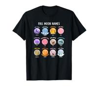 Calendrier « Full Moon Names by Month », t-Shirts, Hauts et Accessoires T-Shirt