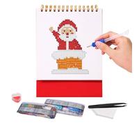 Calendrier Gem Art | Kit de Peinture de Calendrier de Bureau Debout 2026,Fournitures Créatives pour Étagère Table Entrée Cadeaux Fêtes Anniversaire Noël Adolescentes Femmes