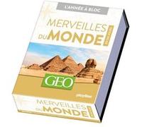 Calendrier Géo Merveilles du Monde en 365 jours - L'Année à bloc Collectif (Auteur)