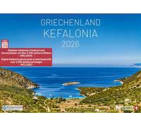 Calendrier Grèce Céphalonie 2026 A2 format paysage