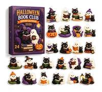 Calendrier Halloween 2026 2027 - 24 Suspensions 2D Chat et Animaux | Calendrier 2026 2027, 24 Suspensions 2D, Chat et Animaux, Thème Halloween, Boîte Avion, Déco Fête Maison