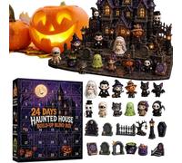Calendrier Halloween 2026 Figurines de collection maison hantée horreur