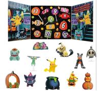 Bandai – Calendrier de l'Avent Pokémon Halloween PKW2688 – 8 figurines et 5 accessoires