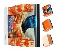 Calendrier hebdomadaire 2026 durable avec un design architectural exquis et des sections de notes pratiques en papier de luxe