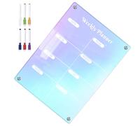 Calendrier Hebdomadaire en Acrylique Magnétique pour Réfrigérateur