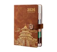 Calendrier hebdomadaire mensuel 2026 pour planification détaillée - Agenda de travail ergonomique - Gestion du temps