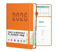 Calendrier hebdomadaire mensuel 2026 pour planification détaillée - Agenda de travail ergonomique - Gestion du temps