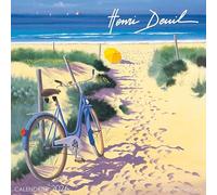 Calendrier Henri Deuil Artiste 2026 Oléron L'ile d'Aix L'ile de ré Mer bretagne (AJZ08) + offert un agenda de poche