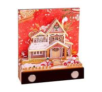 Calendrier horloge 2025 - Calendrier innovant du bureau 3D, Multifonctionnel Memo Pad Sculpture Carte Quotidienne des notes quotidiennes, Modern Notepad Worksphace Study | Idée cadeau pour L