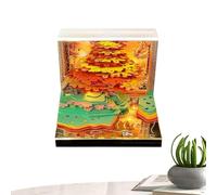 Calendrier Horloge 2027 Bloc-Notes Lumineux En Forme D'Arbre