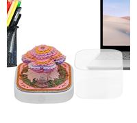 Calendrier Horloge | Calendrier 3D Bloc Mémo 2026 | Accessoire Bureau avec Lumière pour Bibliothèque Salle à Manger Chambre | Table de chevet Table basse Café