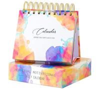 Calendrier inspirant 2024,Calendrier de motivation avec citations inspirantes quotidiennes - Calendrier perpétuel positif pour la maison, la classe