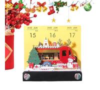 Calendrier intérieur 2025 - Calendrier 2025 - Mouvement - Design - Calendrier 2025 - Calendrier de travail 2025 - Calendrier de travail 2025 - Bloc-notes de Noël à arracher - Poste de bureau