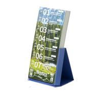 Calendrier journalier 2026 - Décoration de bureau - Calendrier de motivation hebdomadaire - Pour la maison, le lieu de travail, le dortoir, l'appartement, la maison, la chambre à coucher, le salon, la