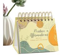 Calendrier journalier inspirant - 365 pages de motivation, citations et suggestions, design élégant, papier de qualité | Calendrier de table, pour la maison, le travail, l'étude et le développement