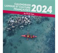 Calendrier langue et culture francaises 2024 Au fil de l'eau - Soubre valerie - Presses Universitaires Grenoble - broché - Calendrier