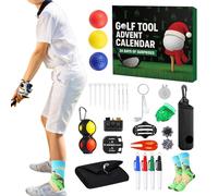 Calendrier 'L'Avent De Noël Golf | Décoration De La Maison De Sport,24 Jours D'outils De Golf ,Pour Hommes Adolescents Papa Mari Petit ami Aventure En Plein Air