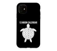 Calendrier Lunaire 13 Lune Tortue Nature Design Coquillage Coque pour iPhone 11