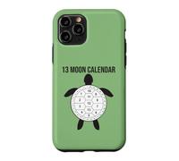 Calendrier Lunaire 13 Lune Tortue Nature Design Coquillage Coque pour iPhone 11 Pro