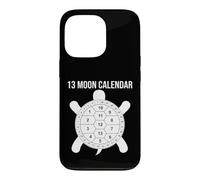 Calendrier Lunaire 13 Lune Tortue Nature Design Coquillage Coque pour iPhone 13 Pro