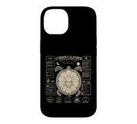 Calendrier Lunaire 13 Lune Tortue Nature Design Coquillage Coque pour iPhone 14