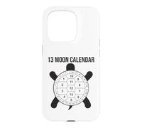 Calendrier Lunaire 13 Lune Tortue Nature Design Coquillage Coque pour iPhone 15 Pro