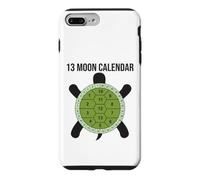 Calendrier Lunaire 13 Lune Tortue Nature Design Coquillage Coque pour iPhone 7 Plus/8 Plus