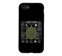 Calendrier Lunaire 13 Lune Tortue Nature Design Coquillage Coque pour iPhone SE (2020) / 7/8