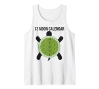 Calendrier Lunaire 13 Lune Tortue Nature Design Coquillage Débardeur