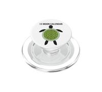 Calendrier Lunaire 13 Lune Tortue Nature Design Coquillage PopSockets PopGrip pour MagSafe