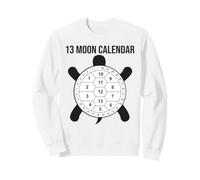 Calendrier Lunaire 13 Lune Tortue Nature Design Coquillage Sweatshirt