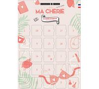 Calendrier "Ma Chérie" - 25 Bons d’Amour à Partager | Cadeau Romantique Sans Chocolat | A3 à Offrir Toute l’Année | Amoureux & Amoureuse | Idée Saint-Valentin, Noël ou Surprise