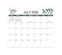 Calendrier magnétique | 18 mois esthétique et solide | Calendrier magnétique pour réfrigérateur | Pour la santé mentale, les études, les tâches scolaires, le nettoyage, les vacances, les fêtes, les