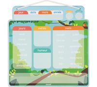 Janod – Jeu éducatif Calendrier magnétique – Version française