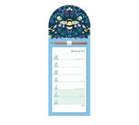 Calendrier magnétique 2027 pour réfrigérateur - Agenda semainier et crayon | Organiseur hebdomadaire, dates importantes, emploi du temps familial, bloc-notes, carnet de rendez-vous