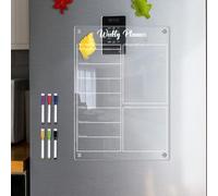 Calendrier magnétique conçu pour vous aider à planifier facilement les repas, les rendez-vous et les listes de choses à faire ()