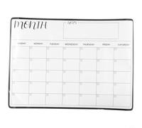 Calendrier magnétique de réfrigérateur pour planificateur mensuel A3 effaçable à sec et effaçable à sec Compatible PET 29,7 x 42 cm