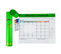 Calendrier Magnétique Effaçable À Sec Pour Frigo,Organisation Effaçable à Sec,Tableau Planificateur Mémo | pour la Planification Quotidienne Familiale, Scolaire et