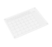 Calendrier Magnétique en Acrylique, Tableau Effaçable à Sec Transparent