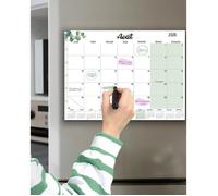 Calendrier Magnetique Frigo 2026 2027 32 * 22CM,Calendrier Familial Jan.2026 - Juin.2027,Calendrier de l'Avent Organisateur