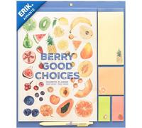 Calendrier Magnetique Frigo Fruits - De Septembre 2025 À Décembre 2026 Planificateur Mensuel 16 Mois, Calendrier Familial 2025 2026