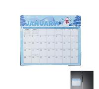 Calendrier Magnétique pour Frigo 2026-2027 | Période de Janvier 2026 à Juin 2027 - Calendriers Mensuels Magnétiques pour Frigo - pour Salon Bureau École Salle de Classe Organisation